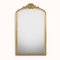 Large 19th Century Gilt Wood Bow Cartouche Mirror 1