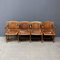 Antique Wooden Theater Bench from Belgium 1