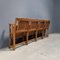 Antique Wooden Theater Bench from Belgium 29