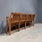 Antique Wooden Theater Bench from Belgium, Image 29