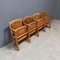 Antique Wooden Theater Bench from Belgium, Image 21