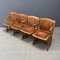 Antique Wooden Theater Bench from Belgium, Image 2