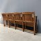 Antique Wooden Theater Bench from Belgium 30