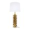 Table Lamp in Marble and Brass, Italy 1