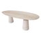 Large Travertine Dining Table 1