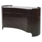 Italian Modern Dark Brown Wooden Chest of Drawers Aiace by Benatti, 1970s 1