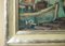 Josep Martinez Romero, Sailors at the Port of Arenys, Oil on Canvas, Framed 4