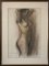 Estudio de la vida de una dama desnuda, 1976, Grafito sobre papel, enmarcado, Imagen 1