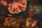Antikes Gemälde, Gestorbene Natur mit Früchten, Rom, 1800er, Leinwand 2