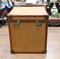 Vintage Luggage Trunks Reed Steamer Case Table, 1950s, Set of 2 4