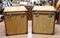 Vintage Luggage Trunks Reed Steamer Case Table, 1950s, Set of 2 1