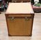 Vintage Luggage Trunks Reed Steamer Case Table, 1950s, Set of 2 3