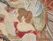 Antique Italian Needlepoint Tapestry of Courtly Maidens, 1865, Image 8