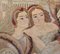 Antique Italian Needlepoint Tapestry of Courtly Maidens, 1865 6