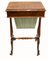 Victorian Sewing Table with Work Box in Walnut, 1860s 8