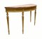 Adams Style Console Table in Satinwood with Painted Top 10