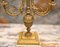 Orologio decorativo in marmo dorato, Francia, set di 3, Immagine 7