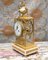 French Garniture Clock Set in Gilt Marble, Set of 3 9