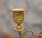 Orologio decorativo in marmo dorato, Francia, set di 3, Immagine 8