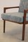 Mid-Century Upholstered Teak Armchair 11