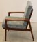 Mid-Century Upholstered Teak Armchair, Image 5