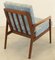 Mid-Century Upholstered Teak Armchair 12