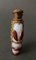 Botella de sal opalina del siglo XIX de forma ovoide forrada con molduras rojas, Imagen 5