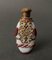 19th Century Opaline Salt Bottle in an Ovoid Shape Lined with Red Moldings, Image 1