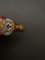 19th Century Opaline Salt Bottle in an Ovoid Shape Lined with Red Moldings, Image 10