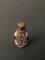19th Century Opaline Salt Bottle in an Ovoid Shape Lined with Red Moldings, Image 12
