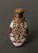 19th Century Opaline Salt Bottle in an Ovoid Shape Lined with Red Moldings 2