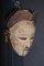Antike Gesichtsmaske aus geschnitztem Holz 6