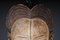 Antike Gesichtsmaske aus geschnitztem Holz 5