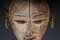 Antike Gesichtsmaske aus geschnitztem Holz 4
