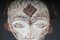 Antike Gesichtsmaske aus geschnitztem Holz 4