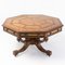 19th Century Oak Octagonal Parquetry Drum Table 1