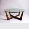 Round Coffee Table in from Teak and Glass from Wilhelm Renz, 1960s, Image 5