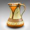 Brocca Art Déco vintage, Inghilterra, dipinta a mano in ceramica, anni '30, Immagine 5