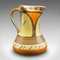 Brocca Art Déco vintage, Inghilterra, dipinta a mano in ceramica, anni '30, Immagine 3