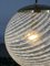Murano Swirl Glass Pendant Light in the style of Venini, 1970s 4