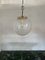Lámpara colgante de cristal de Murano en forma de remolino al estilo de Venini, años 70, Imagen 1