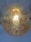 Lámpara colgante en ámbar de cristal de Murano atribuida a La Murrina, años 80, Imagen 4