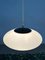 Glass UFO Suspension Light in the style of Stilnovo, 1950s 4