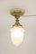 Ceiling Lamps with Original Glass Shades, Vienna, 1890s, Set of 2 9
