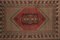 Handgeknüpfter roter marokkanischer Teppich, 1960er 8