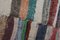 Alfombra Kilim turca vintage de tejido plano de rayas, años 60, Imagen 9