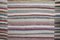 Vintage Turkish Striped Flat-Weave Kilim Rug, 1960s 5