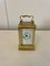 Edwardian French Brass Miniature Carriage Clock, 1900s, Image 2