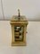Edwardian French Brass Miniature Carriage Clock, 1900s, Image 6