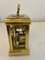Edwardian French Brass Miniature Carriage Clock, 1900s, Image 7